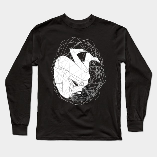 Cocoon BW Long Sleeve T-Shirt by freshinkstain